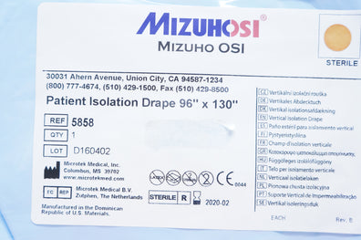 Mizuhosi 5858 OSI Isolation Drape 96inch x 130inch (x)